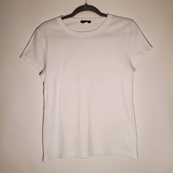 J.CREW- White T-Shirt- Women's- Size Large - Picture 8 of 9